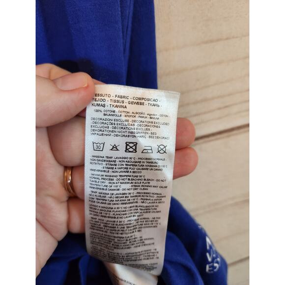 A/X Armani Exchange Mens Short Sleeve Crew Neck T-Shirt Blue Size S‎ 100% Cotton - Picture 4 of 6